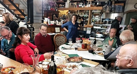 scenes from the village "pub" Kathy Giuffre describes in this podcast