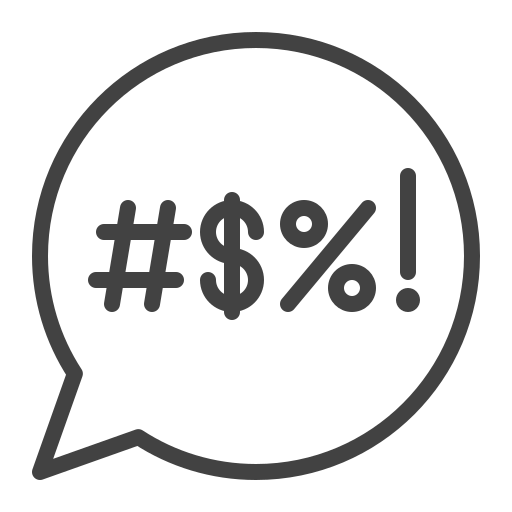 Bubble, conversation, curse, speech, swear, words icon - Download on Iconfinder