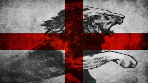 St George Flag with Lion St George Flag with Lion