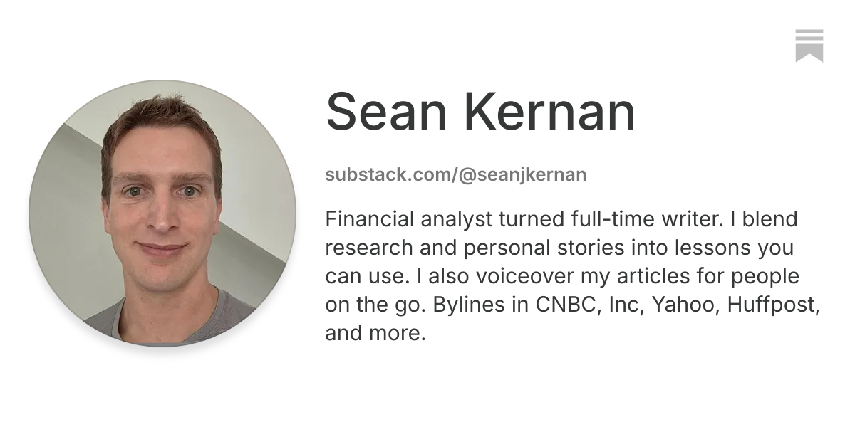 Sean Kernan | Substack