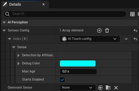 Figure 10.1 – The touch sense config