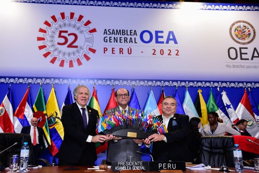 La cumbre agendaglobalista de la OEA La cumbre agendaglobalista de la OEA