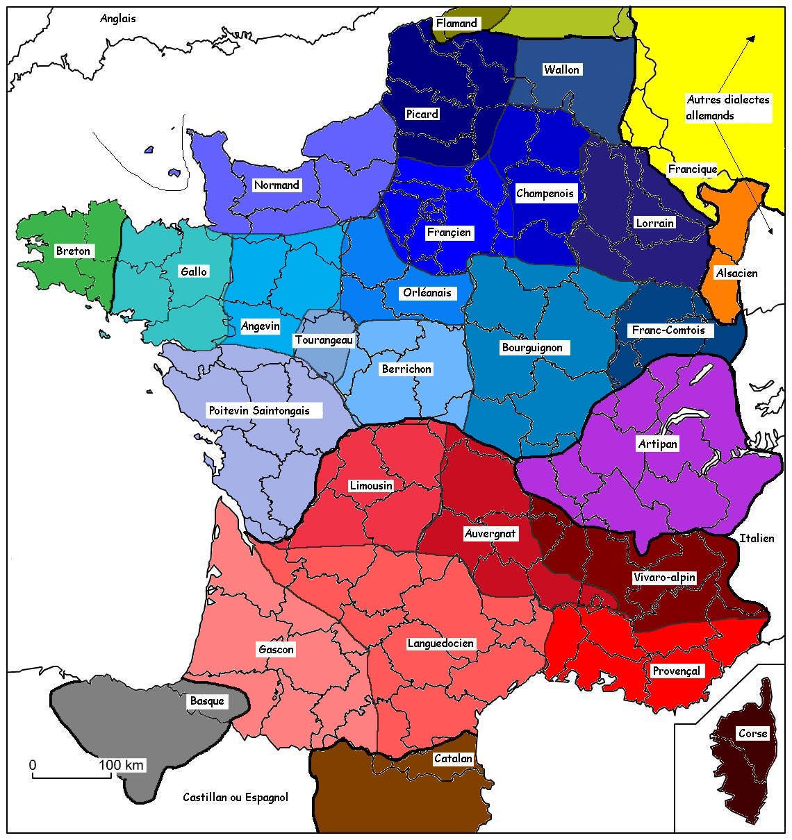 FrenchBook — Les langues régionales de la France