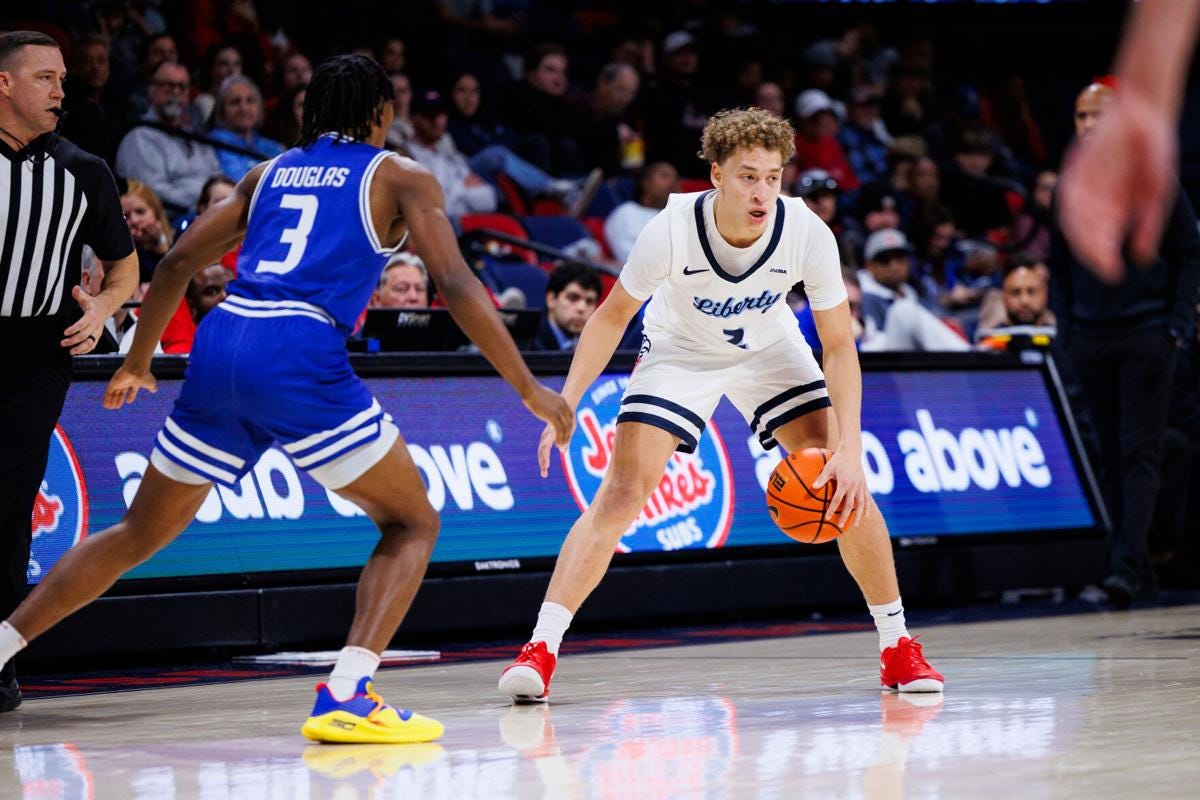 Liberty's Taelon Peter flourishing in spotlight as sixth man