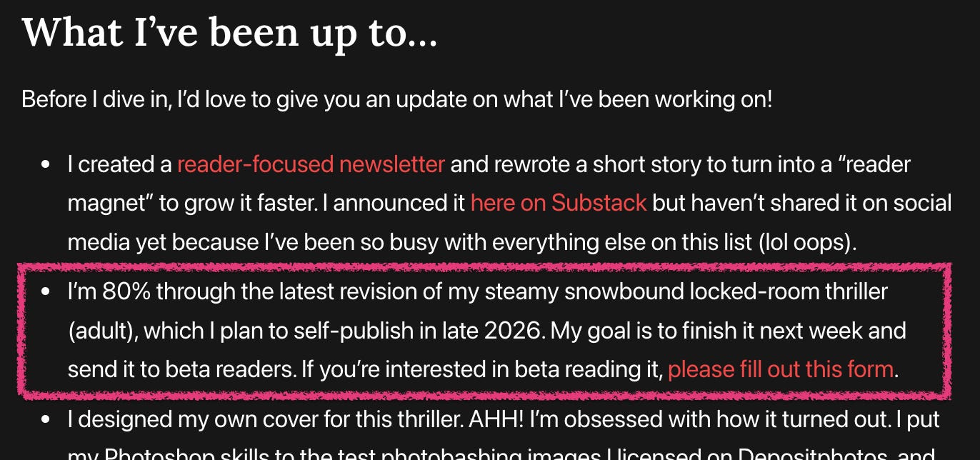 A subtle call for beta readers