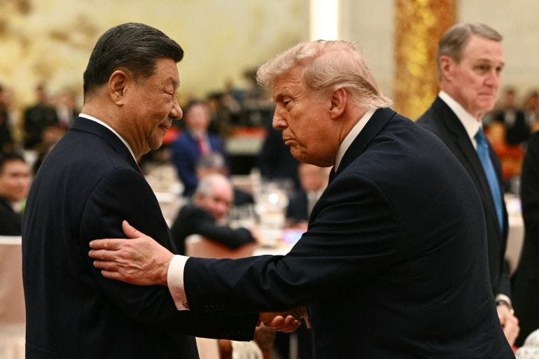 China’s Xi warns Trump about Taiwan at Beijing summit