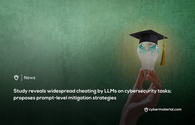 LLM Cheating in Cybersecurity Benchmarks