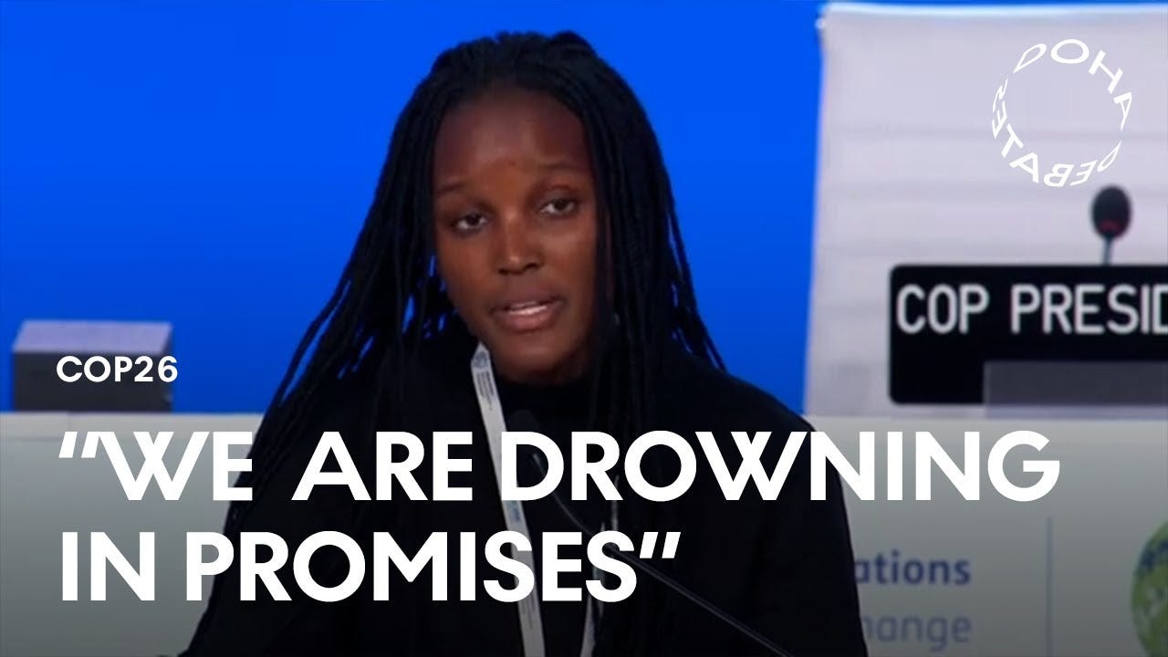 Activist Vanessa Nakate's full speech from COP26 - YouTube