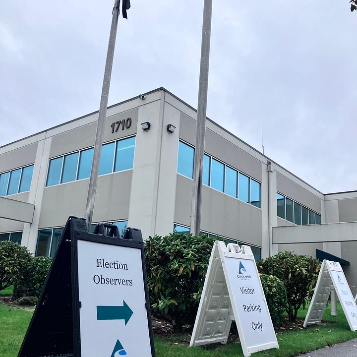Clackamas Oregon County Clerk and voter information phone numbers