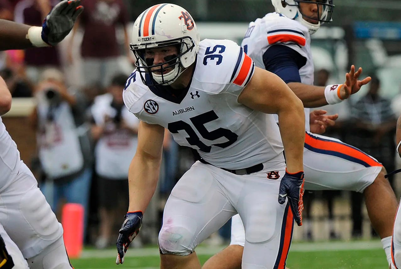 Jehulove 激レアAUBURN SPORTSWEARブロックバスター There will never be another Auburn player quite like Jay Prosch