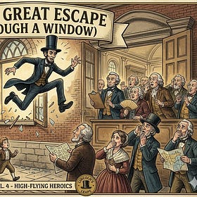 Abe’s Great Escape (Through a Window)