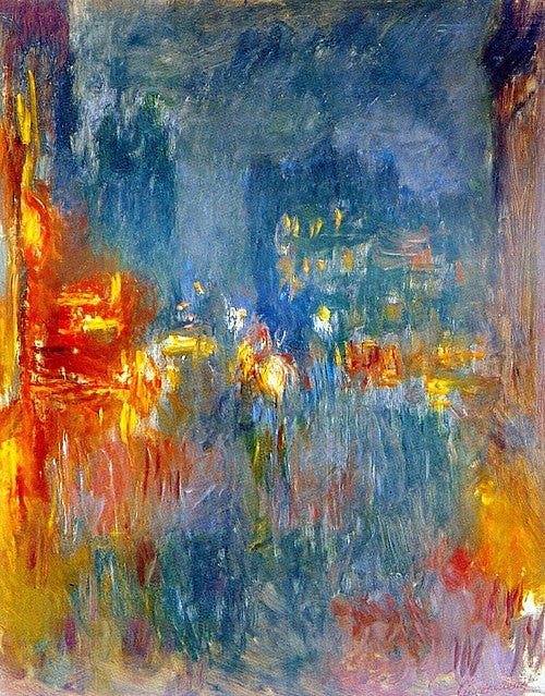 Ficheiro:Claude Monet - Leicester Square, la nuit.jpg