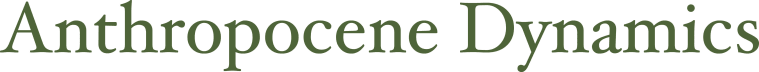 Anthropocene Dynamics