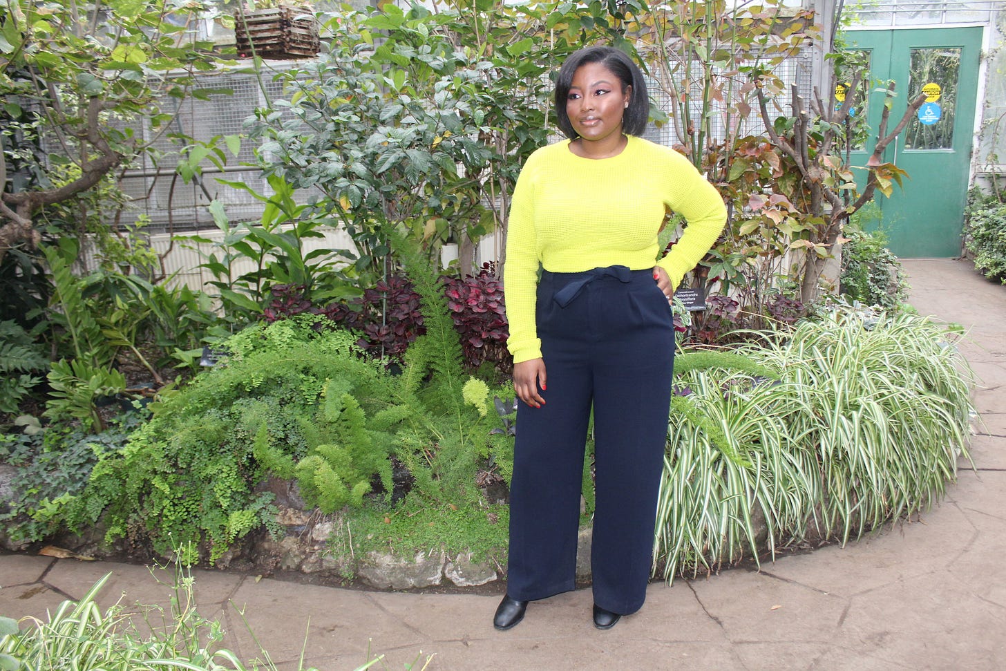 Neon & Navy High waisted wide-leg pants Neon & Navy High waisted wide-leg pants