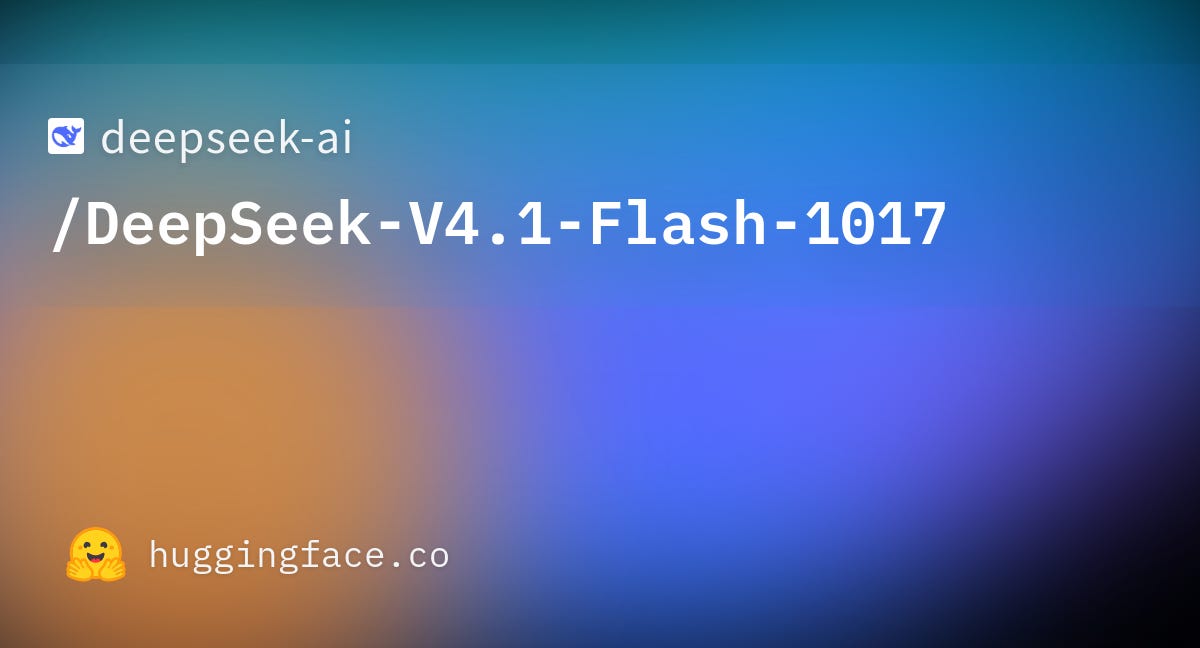 DeepSeek V4.1 Flash 1017: Terminal-Bench springt von 31,2 auf 42,3, offene Gewichte unter MIT DeepSeek V4.1 Flash 1017: Terminal-Bench springt von 31,2 auf 42,3, offene Gewichte unter MIT