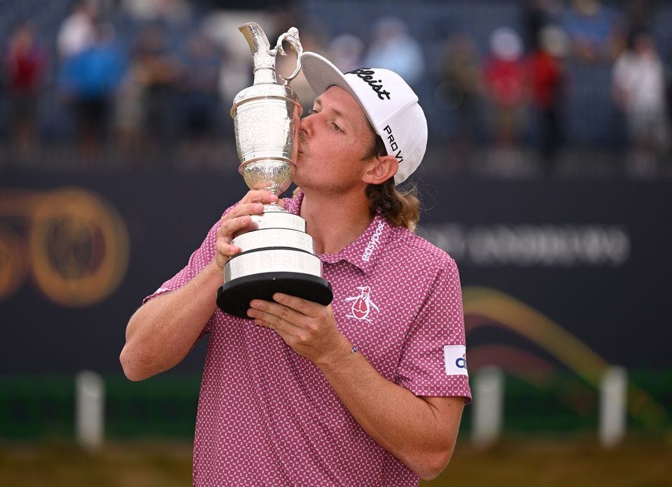 Cameron Smith shoots a final-round 64 to win the British Open, edges Rory McIlroy for first major title - The Boston Globe Cameron Smith shoots a final-round 64 to win the British Open, edges Rory McIlroy for first major title - The Boston Globe