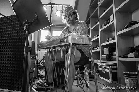 Chris Cheek, Jorge Rossy, Steve Cardanas, Simon Campbell, Suzy Starlite Musicians recording at Supertone Records Spain