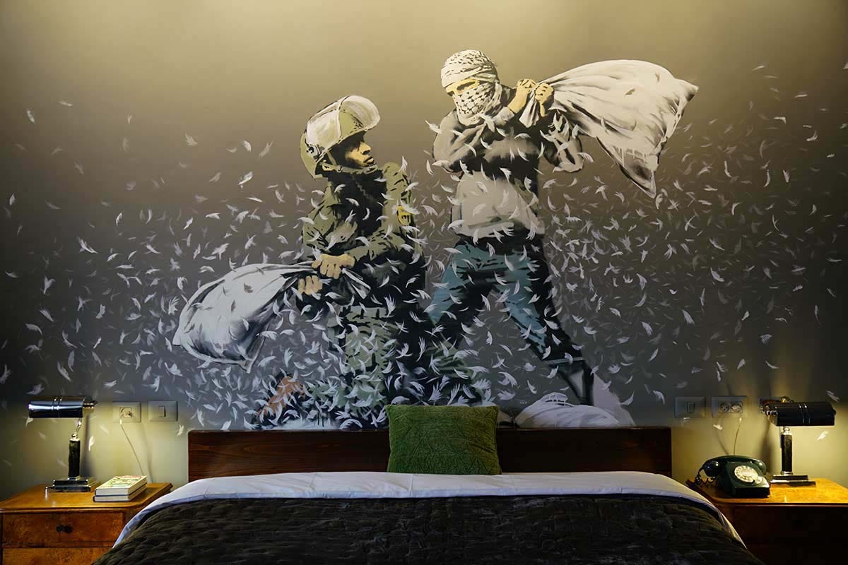 BozAround, Banksy Hotel, Travel, Palestine, Walled Off
