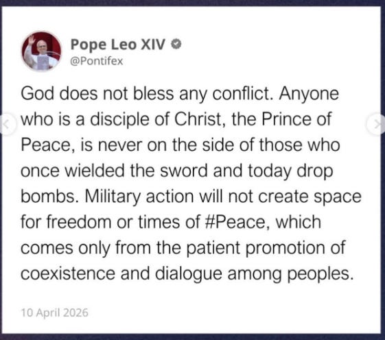 Dobbs) Blessed Are the Peacemakers. Which Leaves Trump Out.