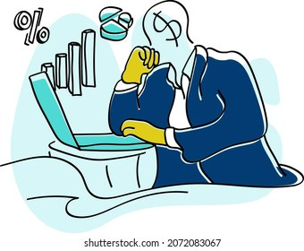 Investor Flat Illustration Investing Business Concept Stock Vector (Royalty  Free) 2072083067 | Shutterstock