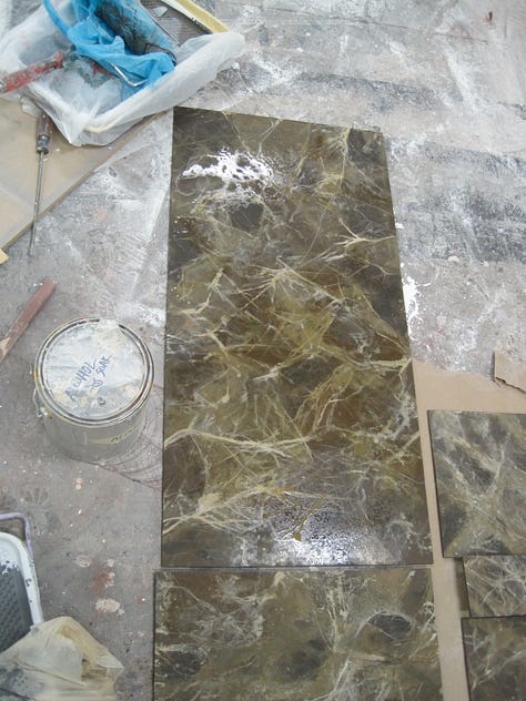 marble faux finish