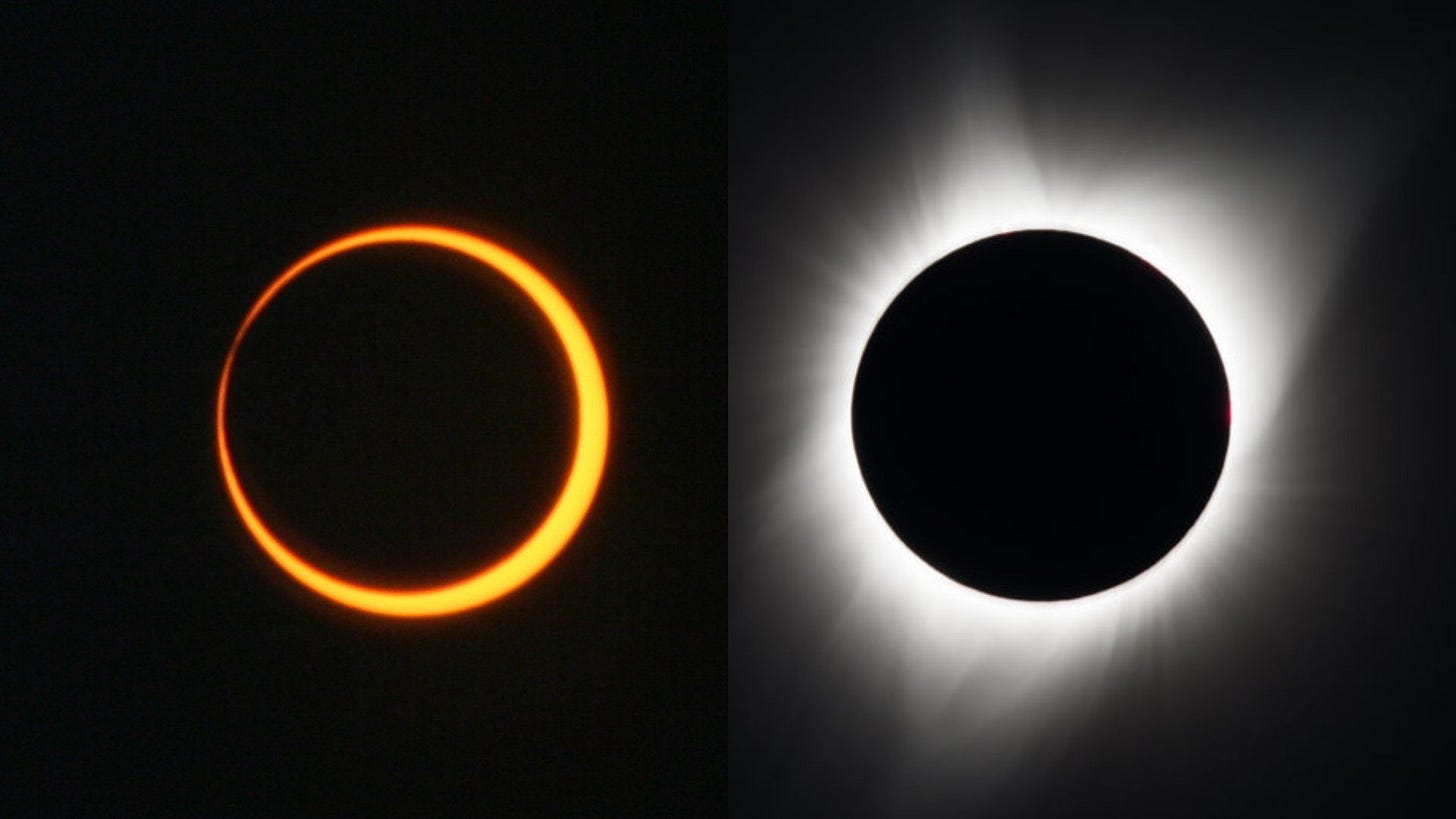 What's the difference between an annular solar eclipse and a total solar eclipse? | Space What's the difference between an annular solar eclipse and a total solar eclipse? | Space