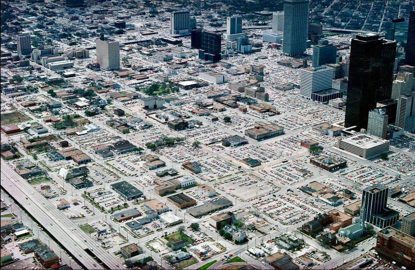 Downtown Houston in the 70s : r/UrbanHell