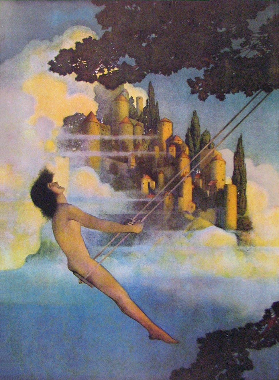 Maxfield Parrish, Dinky Bird, 1904 Maxfield Parrish, Dinky Bird, 1904