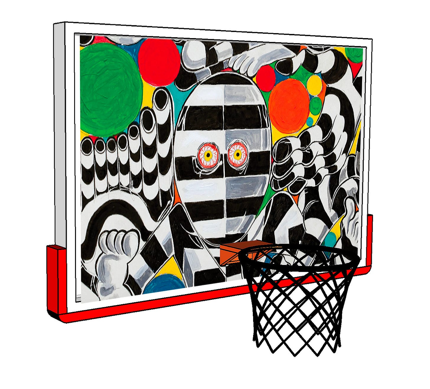 My Practice Is Play': Trenton Doyle Hancock Has Gamed Out a Fully  Functioning Basketball Court in a Houston Museum
