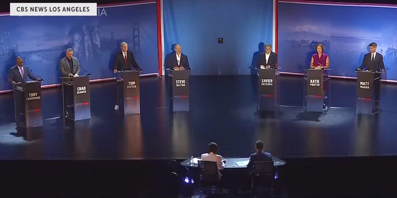 Trying to Figure Out Where the Democratic Party Is Going From the California Governor’s Debate