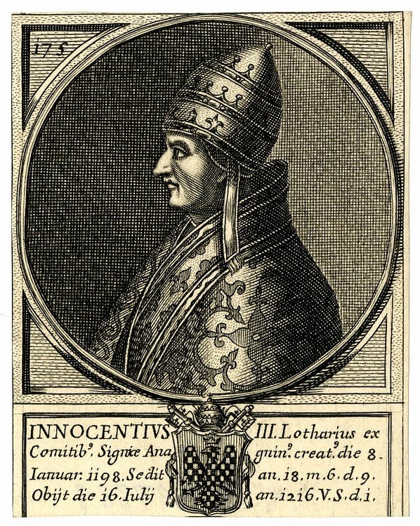 Pope Innocent III Pope Innocent III