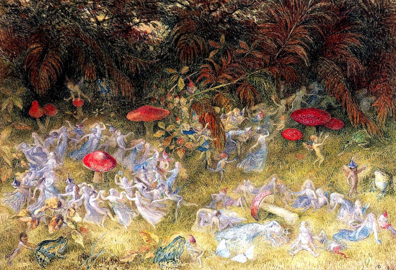 Fairy Rings and Toadstools, 1875 by Richard Doyle