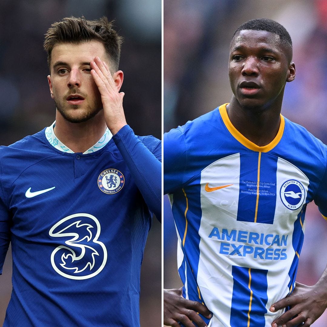 Bleacher Report Football on Instagram: “Manchester United have dropped  their interest in Mason Mount and instead will turn to other midfield  targets with Moises Caicedo at the top…”