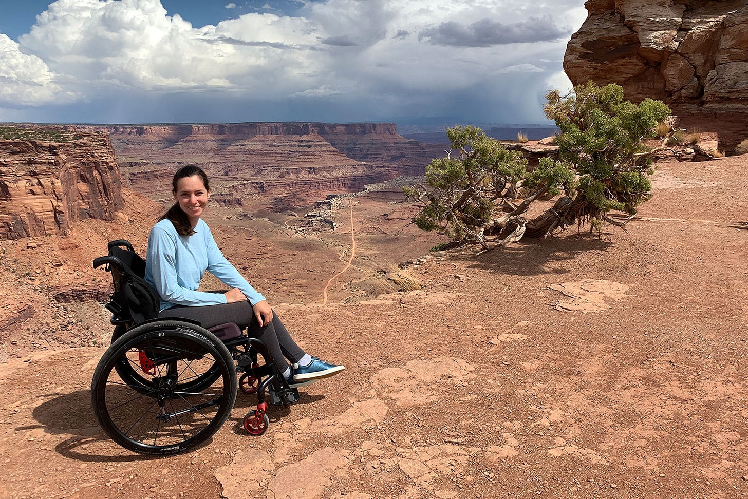 Canyonlands National Park in a wheelchair - Little Miss Turtle