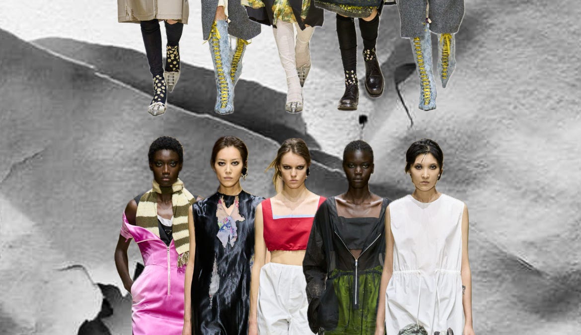 Diesel, Jil Sander, Fendi, Prada - by caroline ludomir