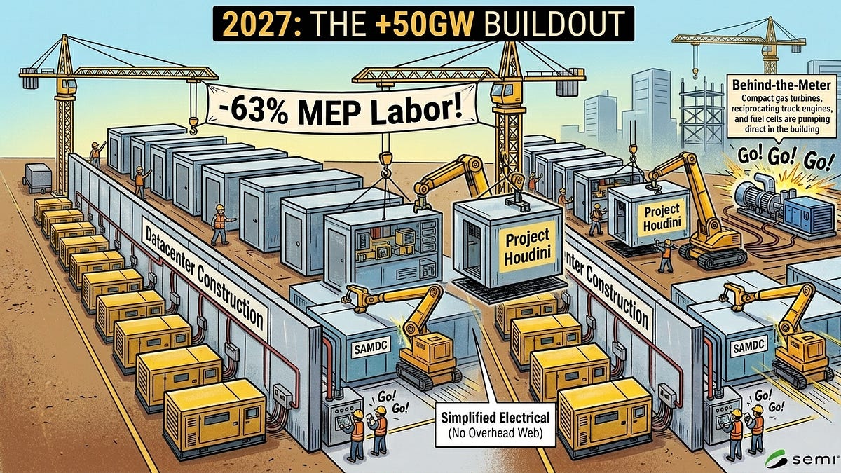 Datacenters 2027 : l'année de l'accélération, +50 GW en une seule année
