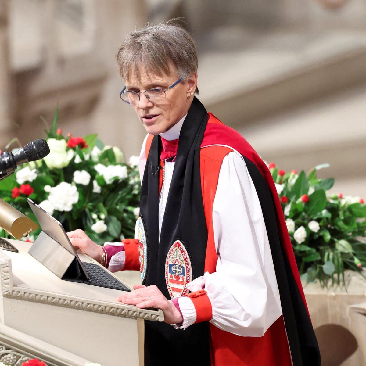 Who is Mariann Edgar Budde, the bishop who angered Trump with inaugural  sermon? | US news | The Guardian