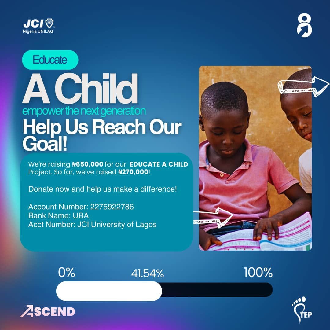 JCIN UNILAG Educate a Child Project