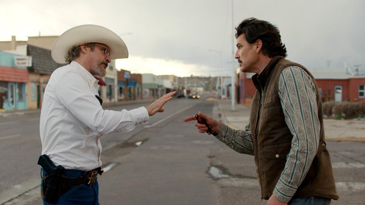 Eddington' review: Pedro Pascal, Joaquin Phoenix duke it out in Ari Aster's  superb latest - Los Angeles Times