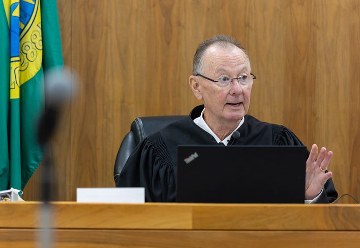 Judge Gary Libey ruled in favor of Oregon State and Washington State. (Photo: Geoff Crimmins)