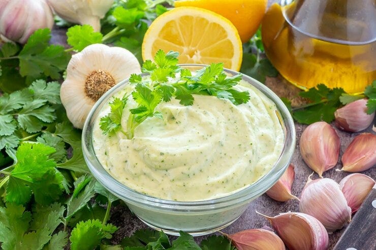 salsa de ajo