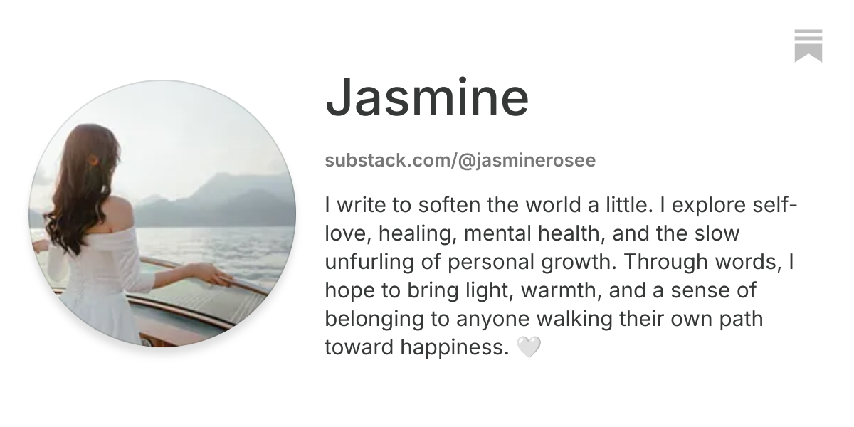Jasmine | Substack