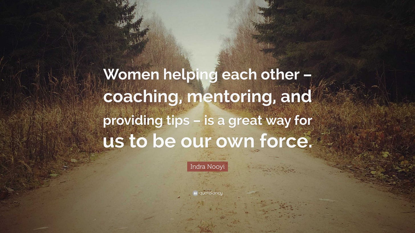 A quote that says women helping each other, coachingm mentoring and providing tips is a great way for us to be our own force. A quote that says women helping each other, coachingm mentoring and providing tips is a great way for us to be our own force.