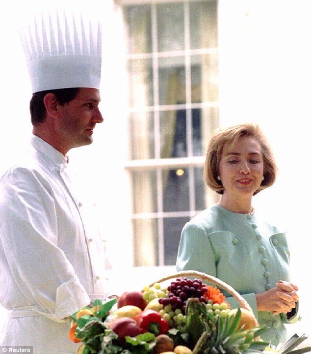 Scheib was hired by then-First Lady Hillary Clinton in 1994 before also working for the  family of president George W Bush