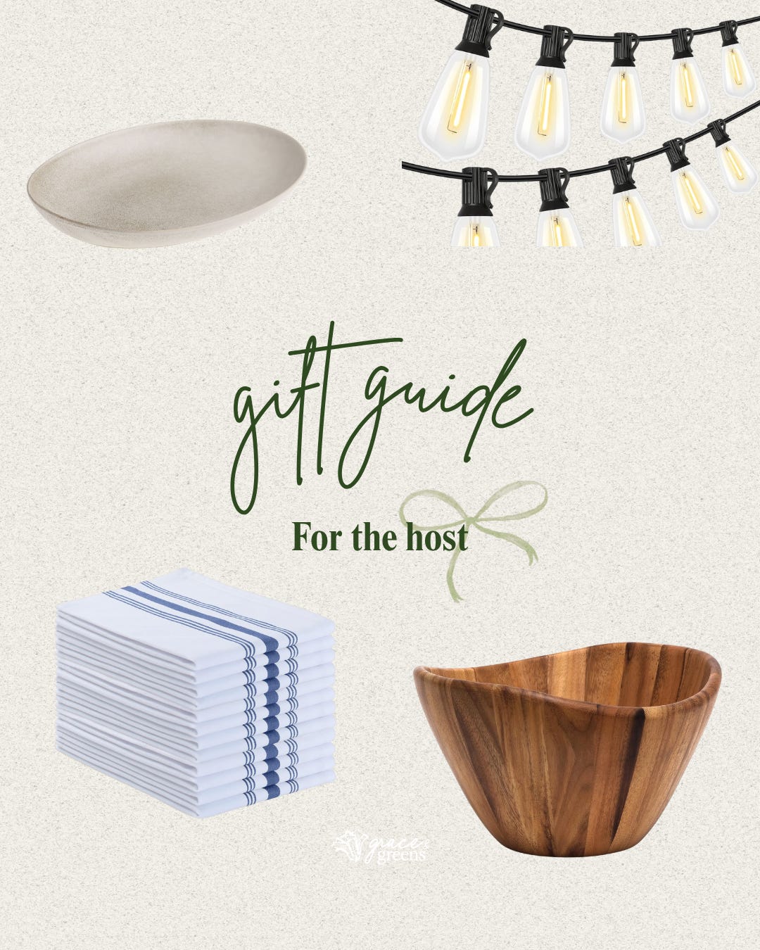 a gift guide for the host