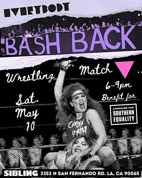 BASH BACK! QUEER WRESTLING MATCH