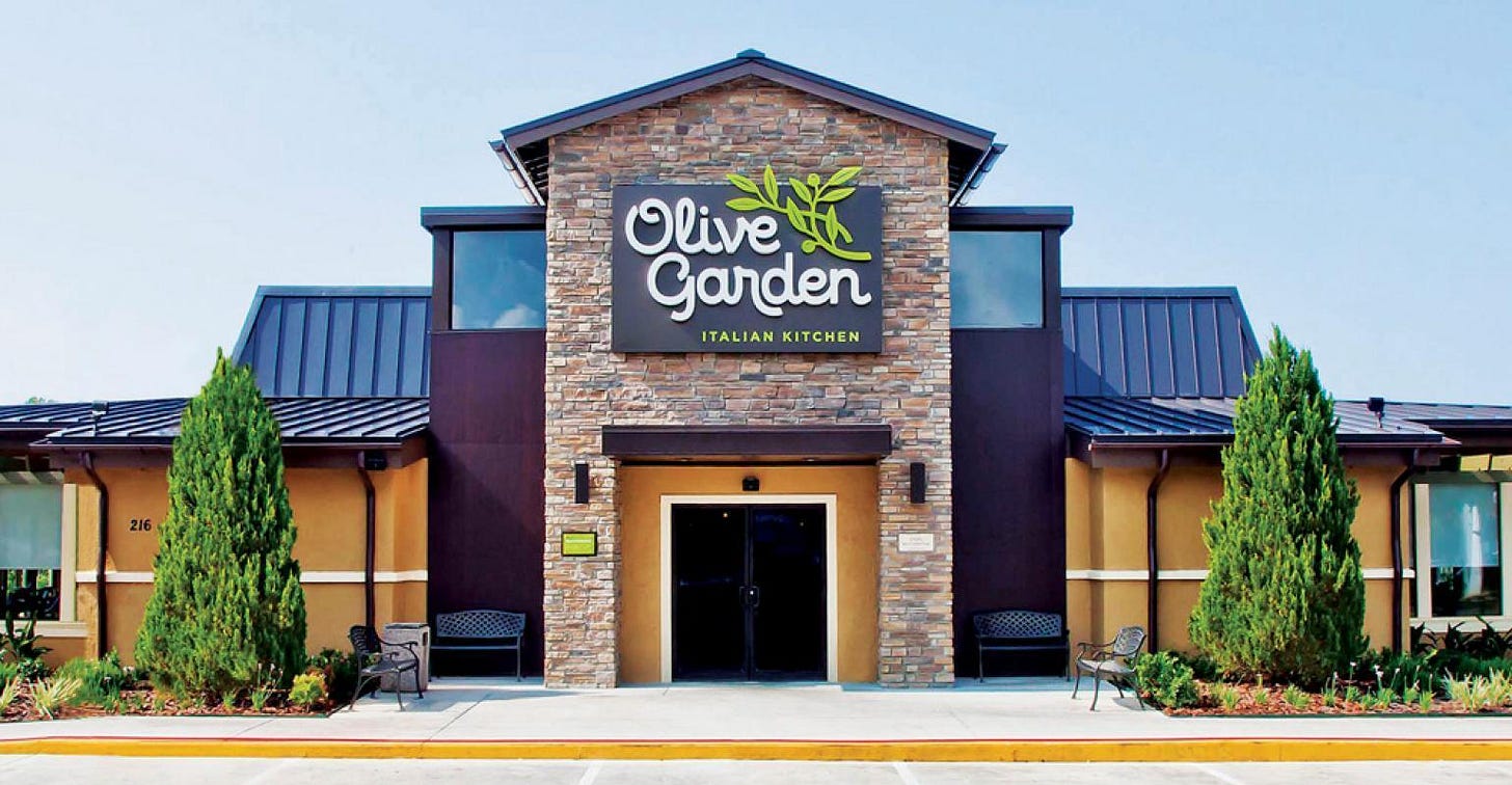 Olive Garden parent Darden likes position amid shaken consumer sentiment Olive Garden parent Darden likes position amid shaken consumer sentiment