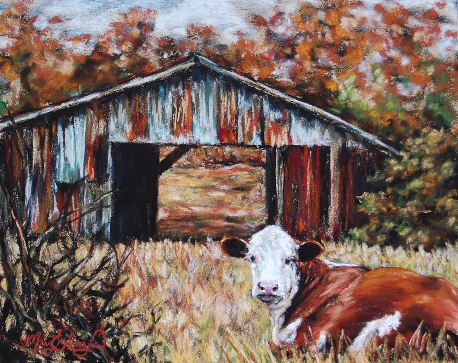 Somewhat Daily Paintings: Some new barns...