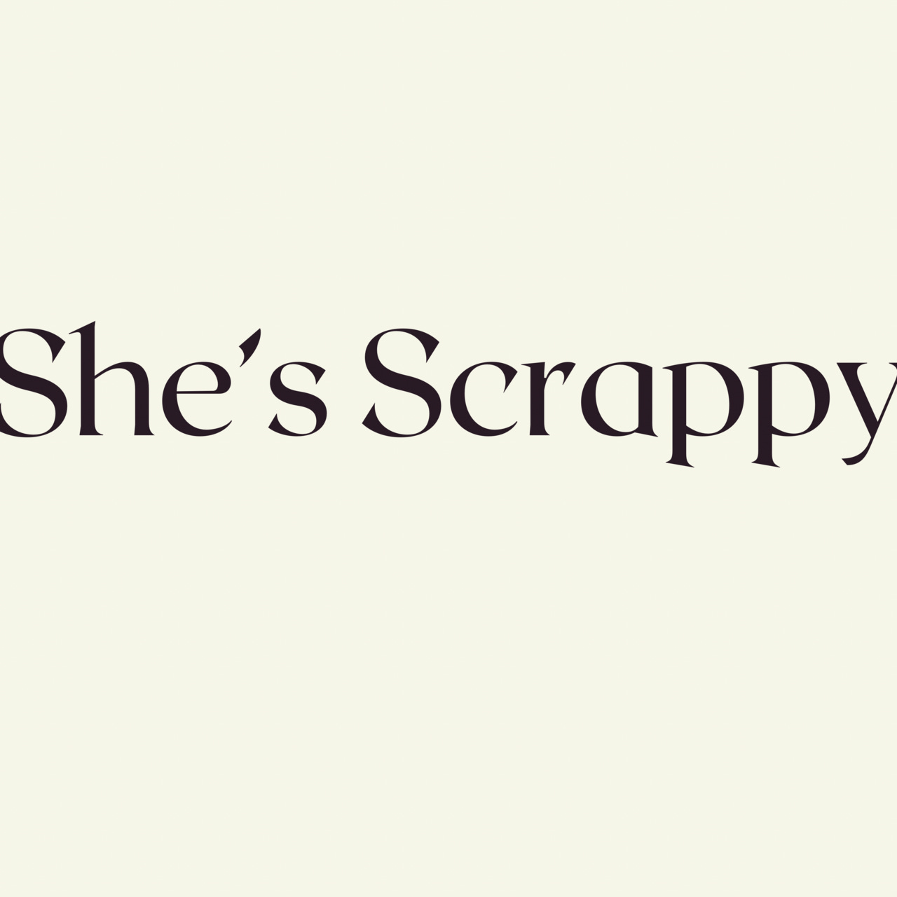 She's Scrappy logo