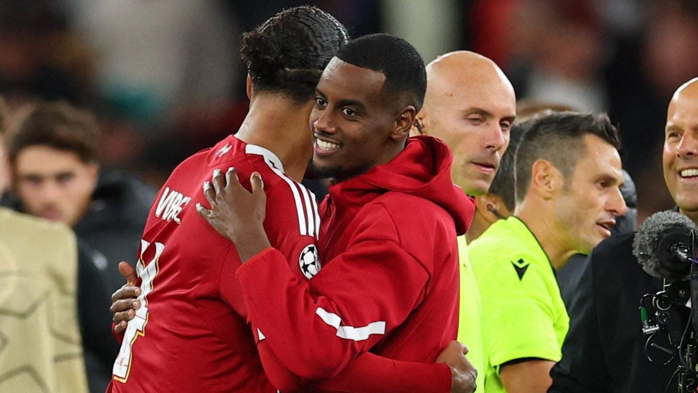 Liverpool 3-2 Atletico Madrid: Alexander Isak samples Anfield power in  Champions League win - BBC Sport